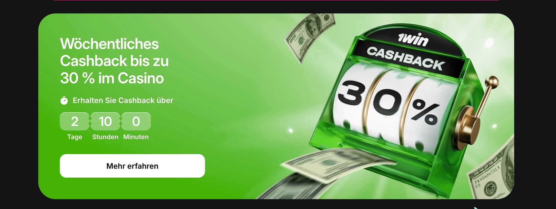 1win Bonus Schweiz